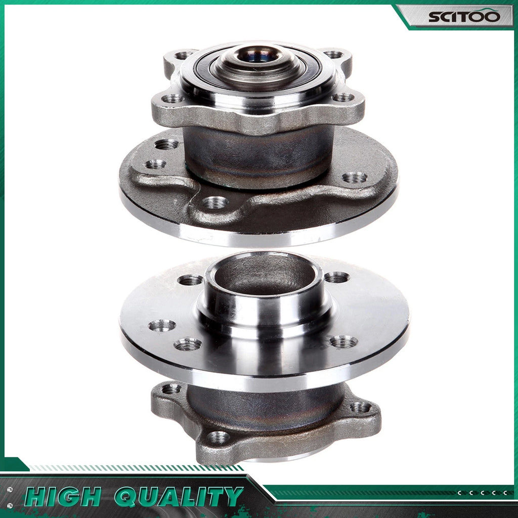 Set of 2 Wheel Bearings Hub for Mini Cooper Base 1.6L (2002–2008)