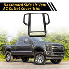 Carbon Fiber Pattern Dashboard Air Vent Trim for Ford Ranger (2023–2024)