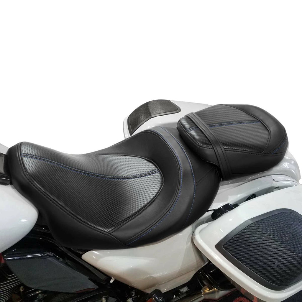 Driver Passenger Seat for Harley Touring Ultra Limited Street Glide (2009–2023)