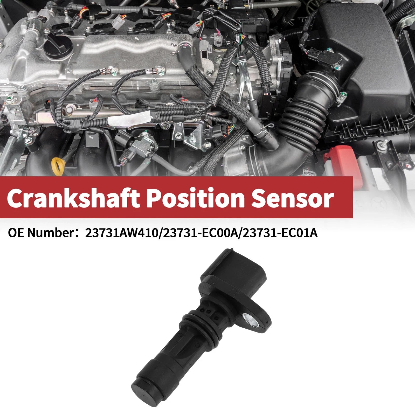 Crankshaft Position Sensor for Nissan Almera Tino 2.2dCi (2003–2006) No. 23731AW410