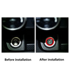 Compass Dust Cover Bung Plug for Car Motorcycle Cigarette Lighter Socket