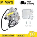 Carburetor with CNC Body Side Cover for Honda Sportrax 400 TRX400EX/TRX400X (2000–2006)