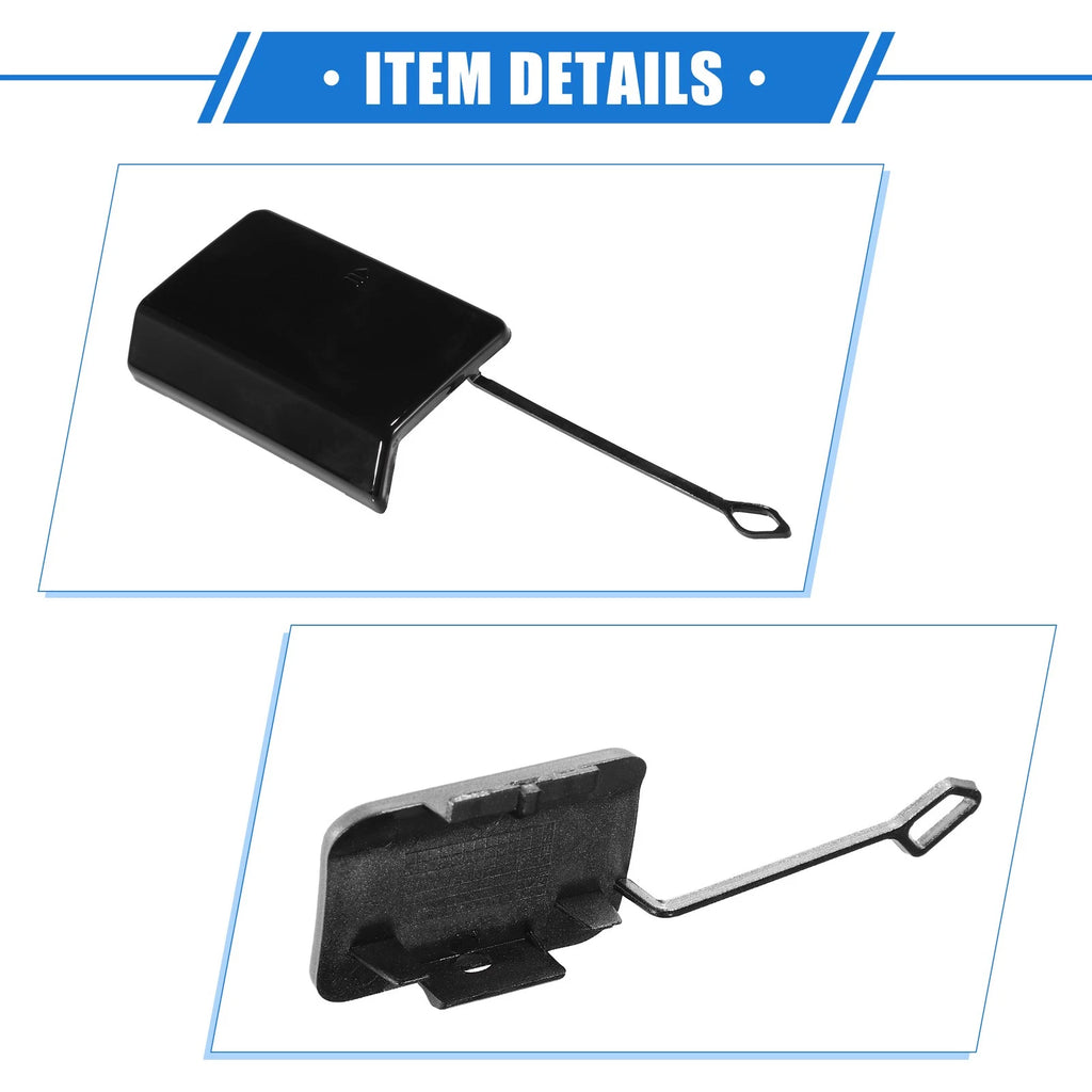 Tow Hook Eye Hole Cap for Mercedes-Benz E550 (2010–2013) Black