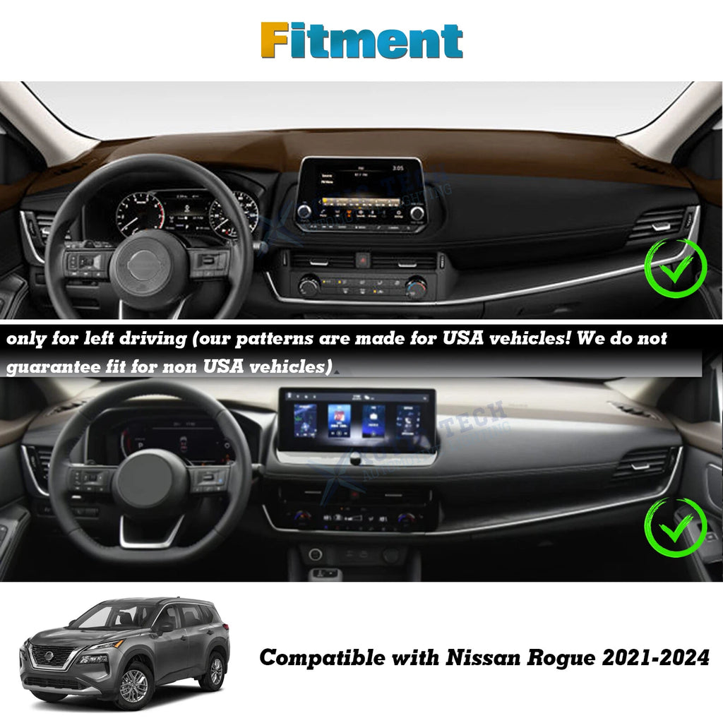 DashMat Interior Dashboard Mat Non-Slip for Nissan Rogue (2021-2026)