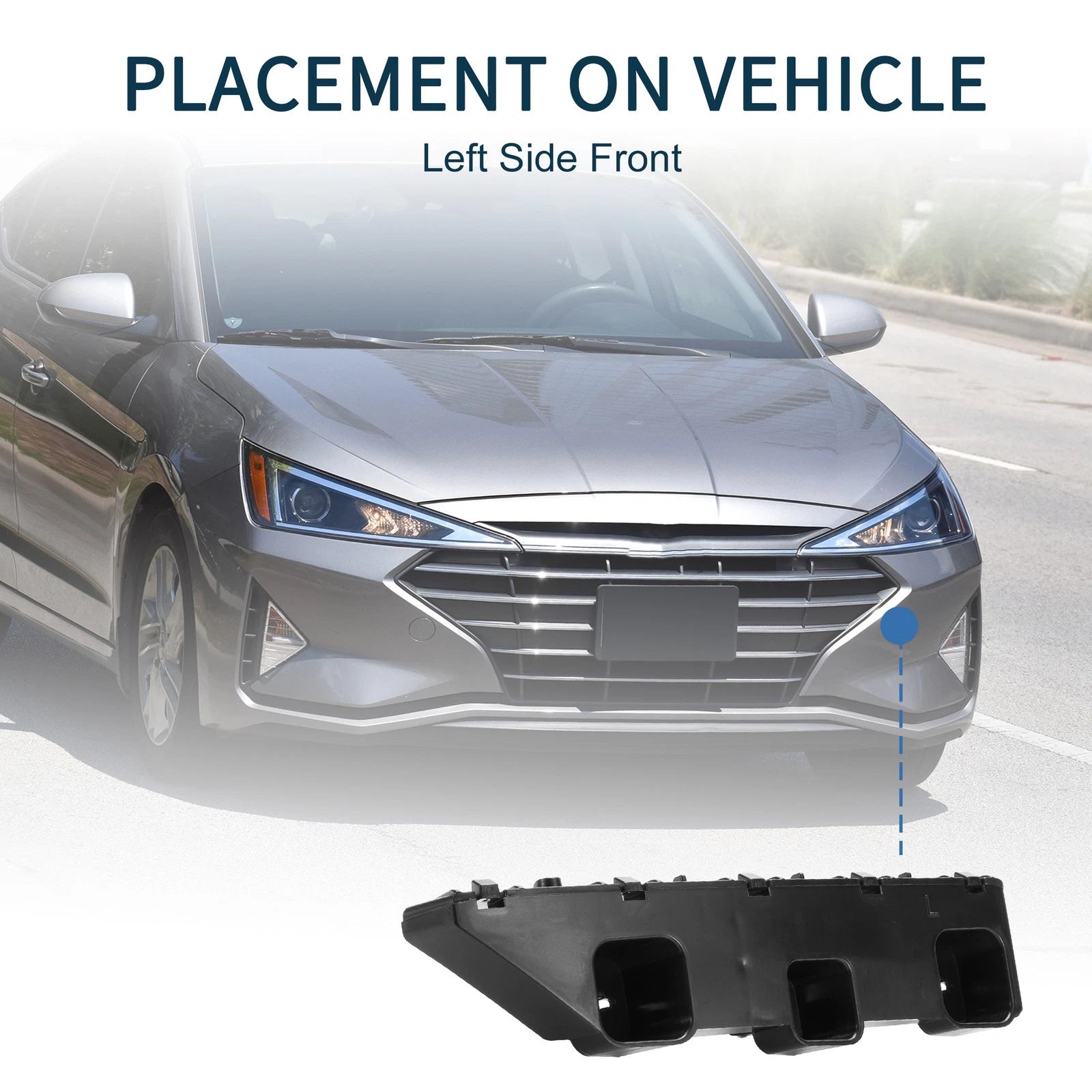 1pc Left Front Bumper Retainer Bracket No. 622273KA1A for Nissan Pathfinder (2013–2019)