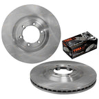 Front Disc Brake Rotors + Pads Set for Isuzu D-Max MU-X