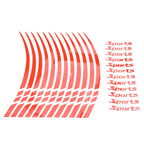 Wheel Rim Stripe Tape Sticker for Motorcycles and Bicycles (18-21 Inch)
