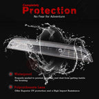 Clear Lens Black Housing 3rd Tail Brake Light Cargo Lamp for Ford F-150 (2015–2017)