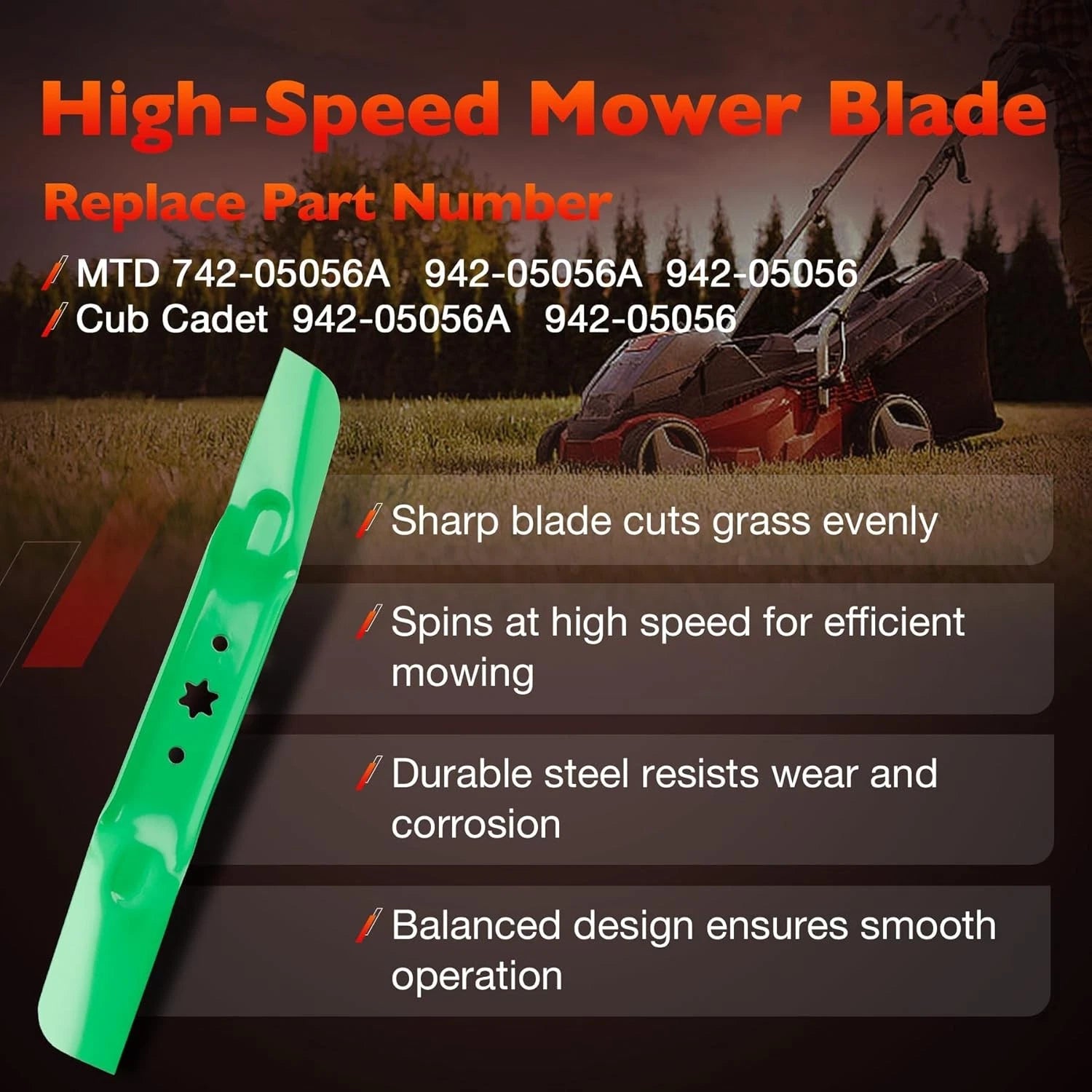 Mower Blade Spindle Belt Wheel Idler Kit for Cub Cadet ZT1 ZT2 (2018–2023)