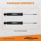 Front Shocks Pair for Chevy Silverado GMC Sierra 1500 2WD (1999–2006) 2.5-4" Lift