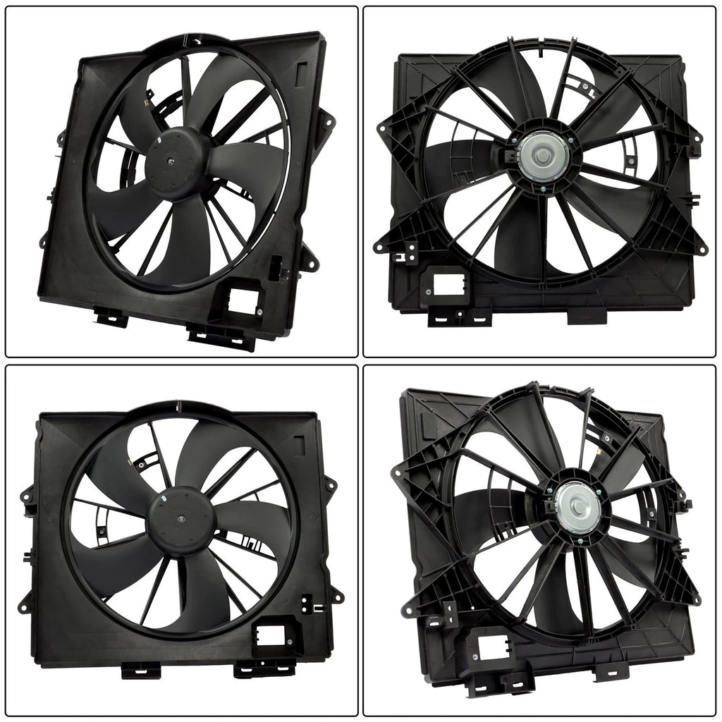 Radiator Condenser Cooling Fan Assembly for Cadillac CTS (2009-2013)