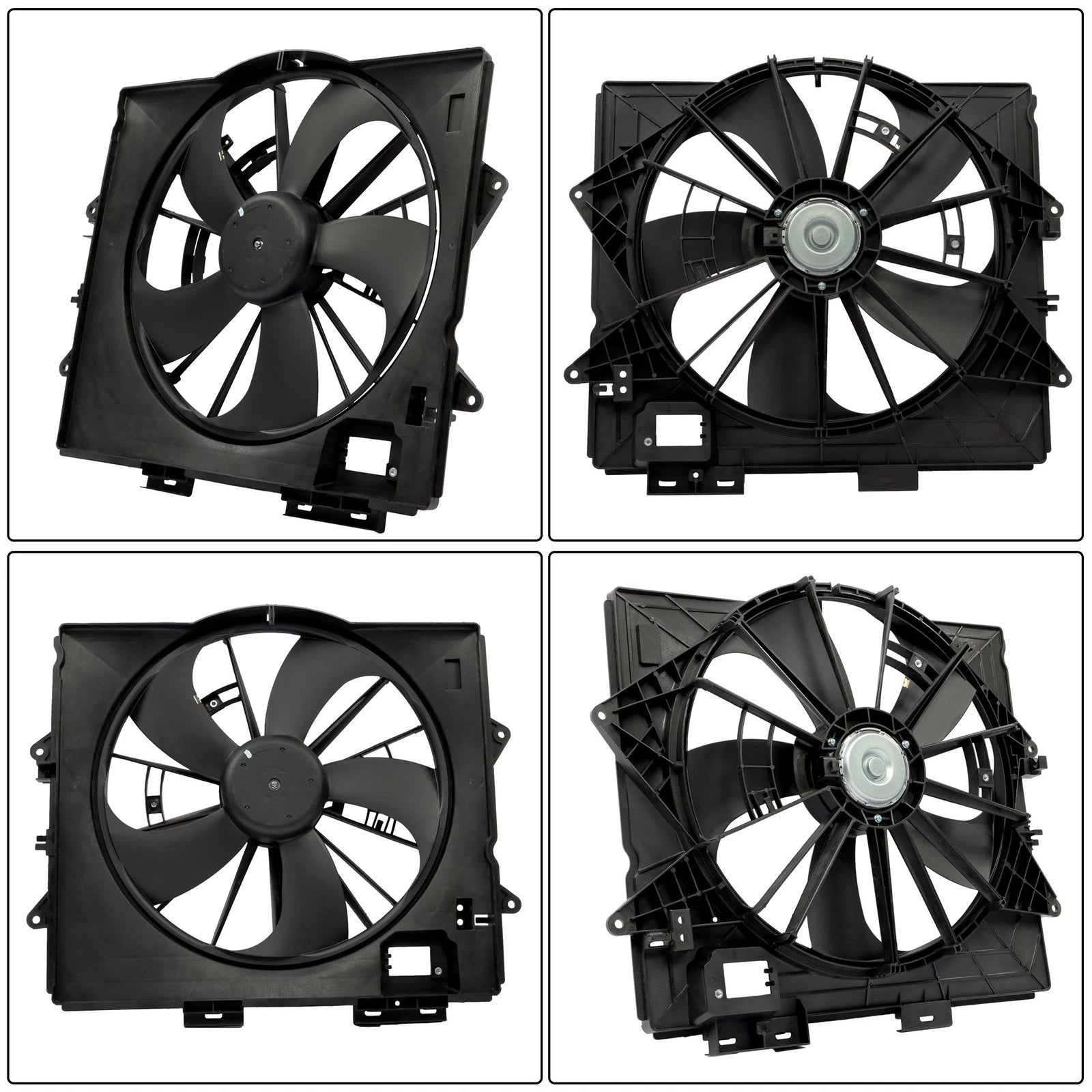 Radiator Condenser Cooling Fan Assembly for Cadillac CTS (2009-2013)