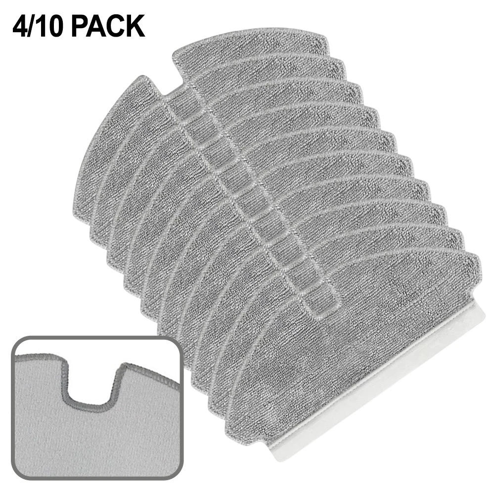 Set of 4 Washable Mop Cloths for ROPO Slim / Kewbily DL30 Pro