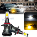 2PCS Executive White/Amber Switch COB LED DRL Bulbs for Honda Accord (2007–2017)