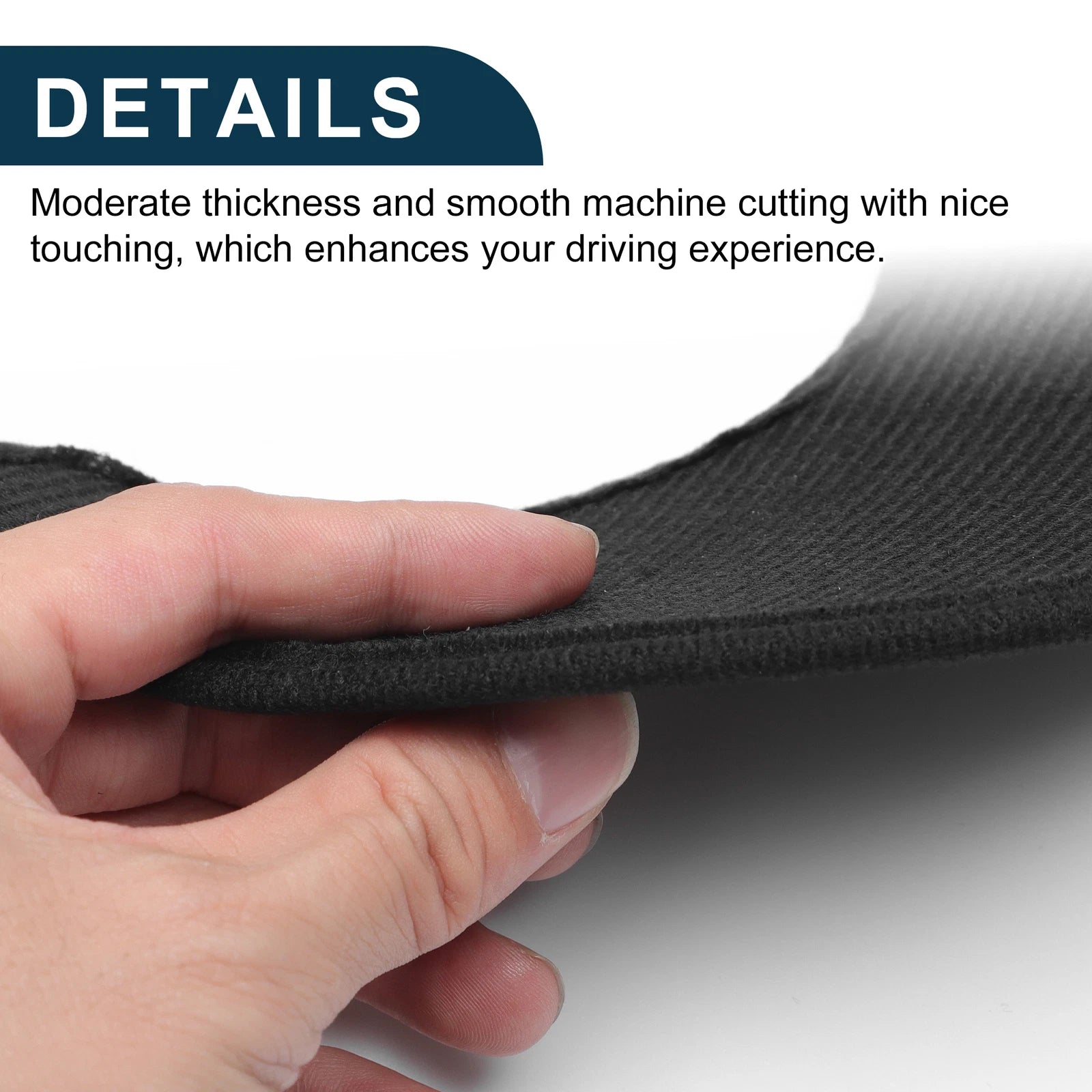 Set of 1 Car Door Leather Anti Kick Pad Sticker for Mercedes-Benz GLA (2015)