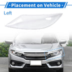 1 Pcs Headlight Lens Cover for Kia Sportage (2009–2014) PC Clear