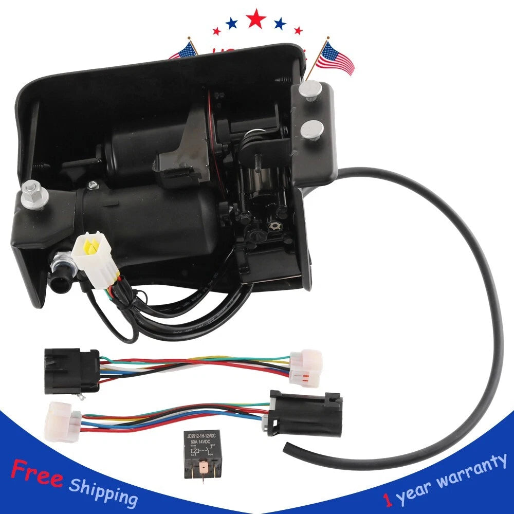 Air Ride Suspension Compressor Pump for Cadillac Escalade, Chevy Yukon (2002–2020)