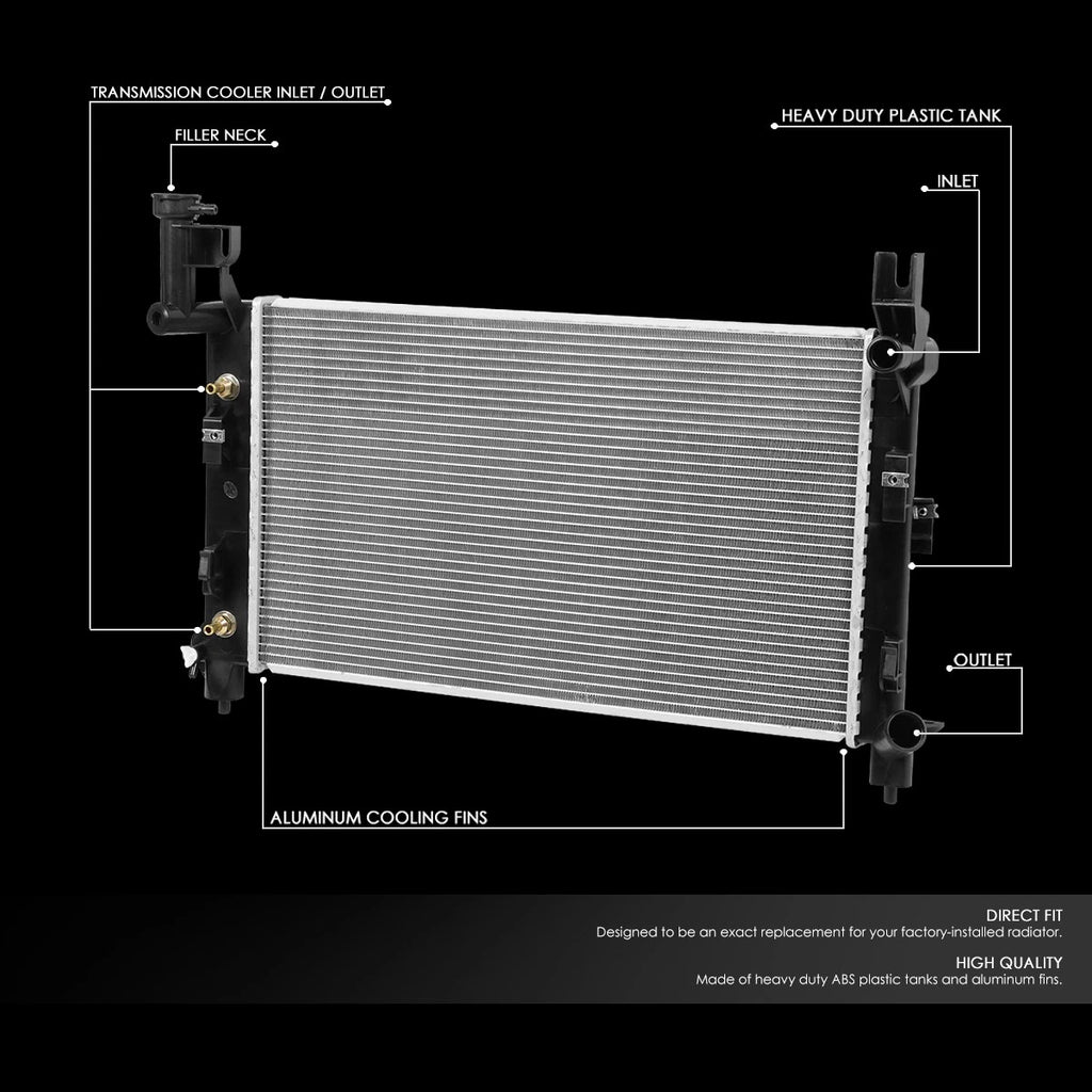 Aluminum Radiator for Chrysler Town & Country Caravan (1993–1995) DPI 1400