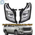 Projector Headlight Set for GMC Yukon (2015–2017) with LED DRL
