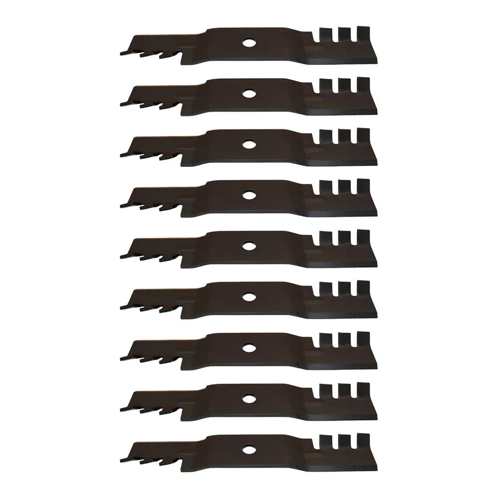 Set of 9 Mulching Blades TCU30315 for John Deere Zero-Turn