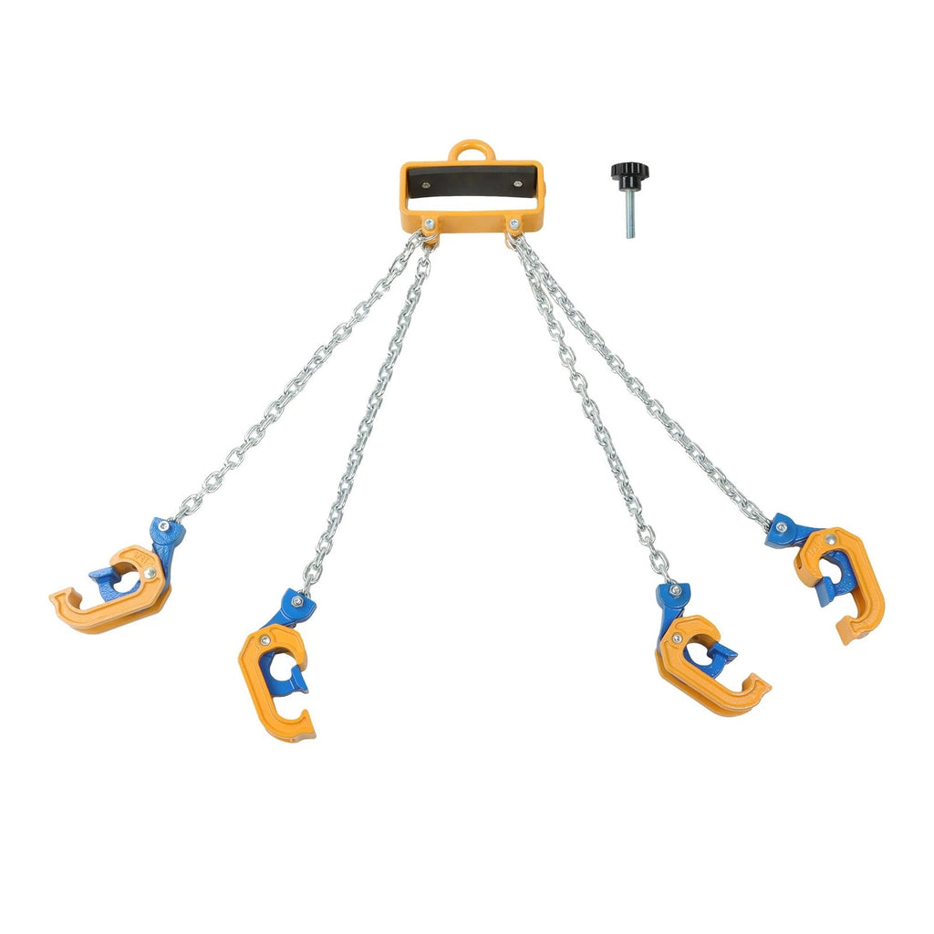 2 Ton Chain Drum Lifter with 4 Hooks for 55 Gallon Drums