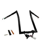 12" Prewired Ape Hanger Handlebar 1.25" for Harley Road Glide (2008–2013)