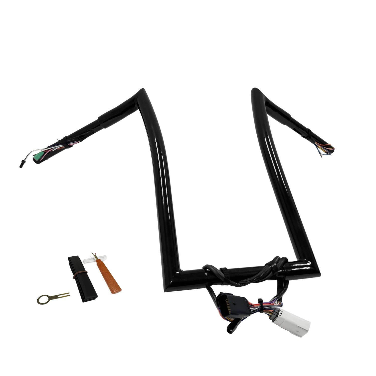 12" Prewired Ape Hanger Handlebar 1.25" for Harley Road Glide (2008–2013)