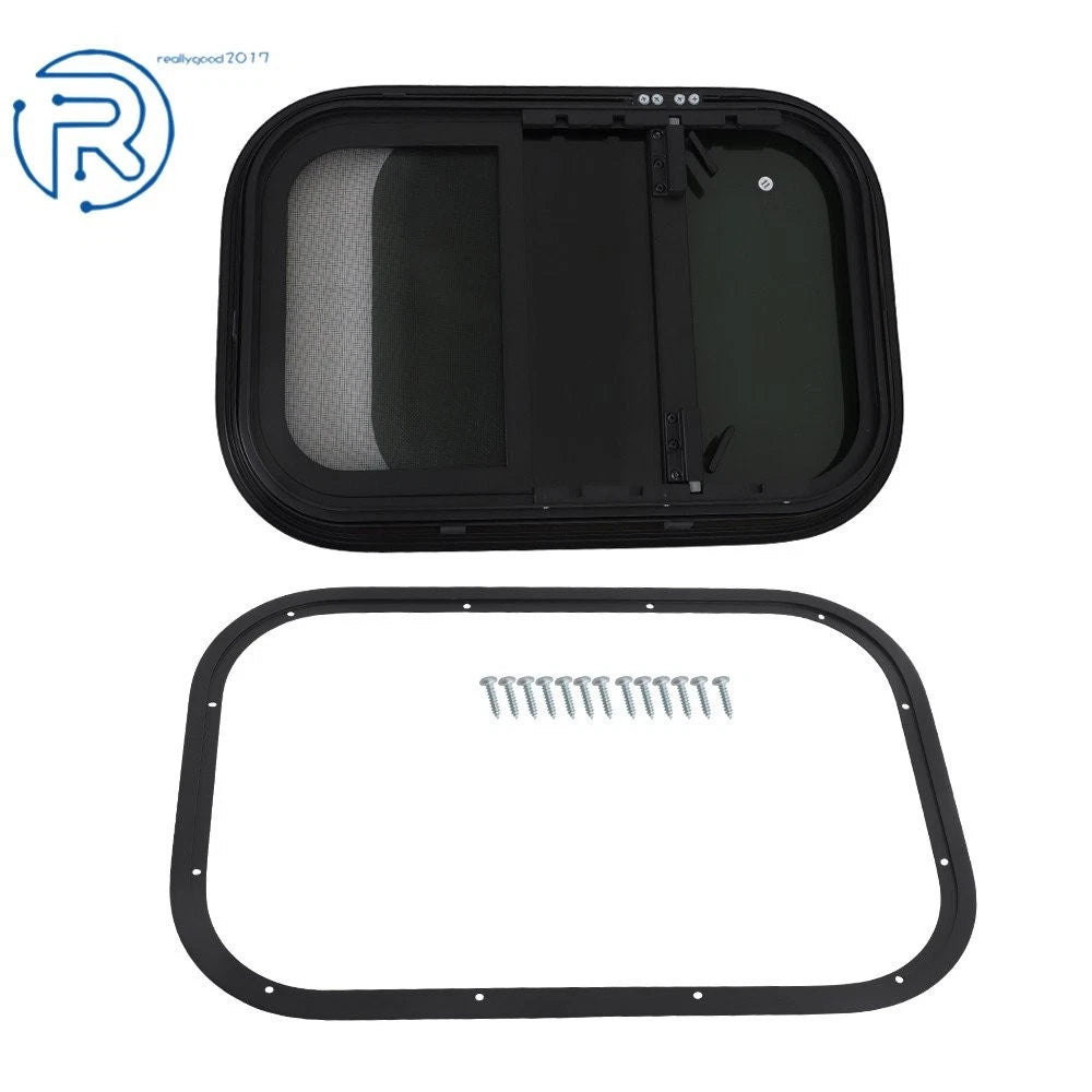 Travel Trailer Vertical Sliding Window 12"-18" W x 16"-30" H