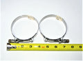 2X T-Bolt Exhaust Intake Hose Clamps for Marine Industrial Engine (300110300)