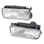 Pair of Fog Light Lamp Housing Lens for BMW E36 3-Series (1992–1998)