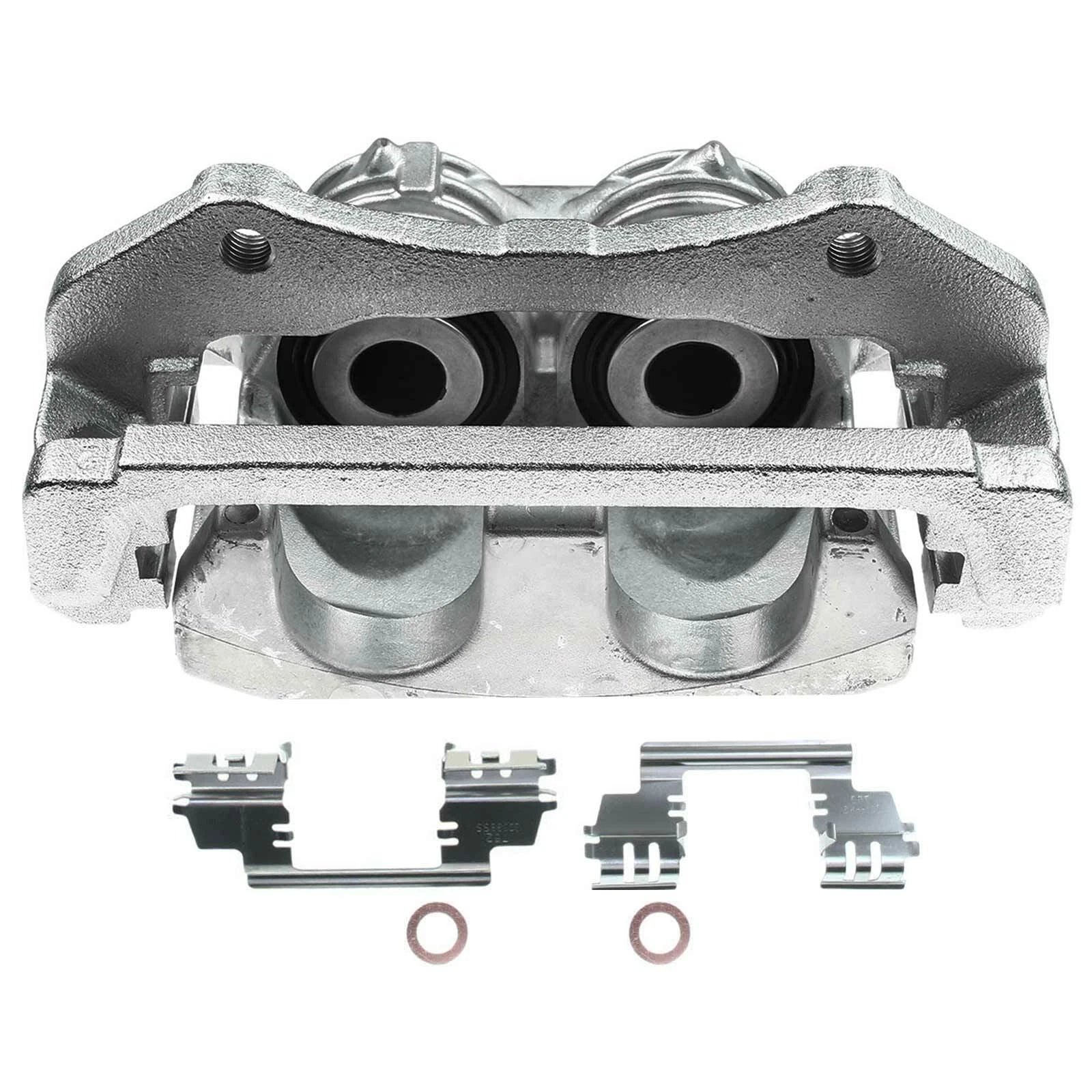Pair Front Brake Calipers with Brackets for Ford Taurus Mercury Sable (2008-2009)