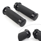 Pair of Handlebar Hand Grips for Harley Touring Sportster XL883 XL1200 (1")