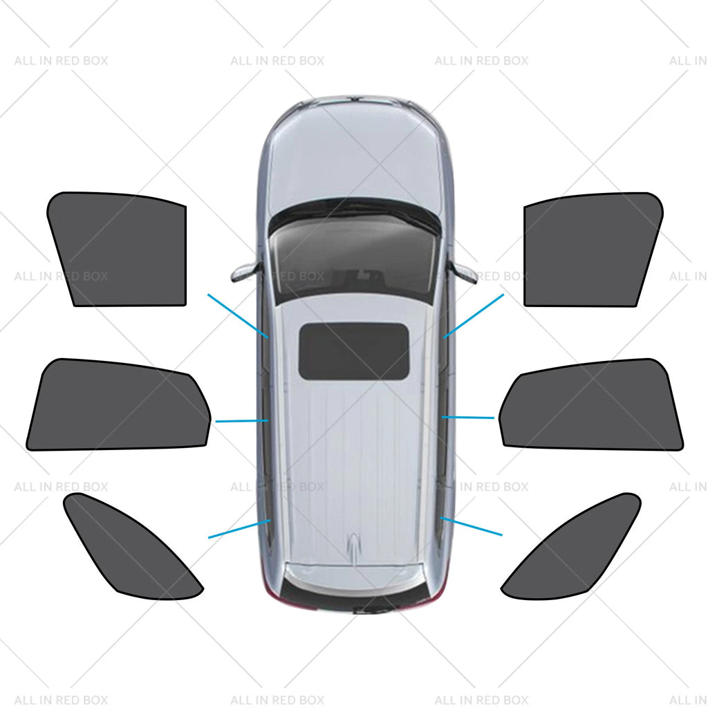 6X Magnetic Car Window Sun Shades for Mazda CX-3 (2015–Current)