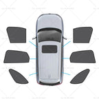 6X Magnetic Car Window Sun Shades for Mazda CX-3 (2015–Current)