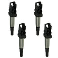Set of 4 NGK U5055 Ignition Coils for BMW F30 X1 Cooper (2012–2019)