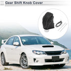 Gear Shift Knob Cover for Subaru Impreza (2017–2023) Pebbled Black Grey