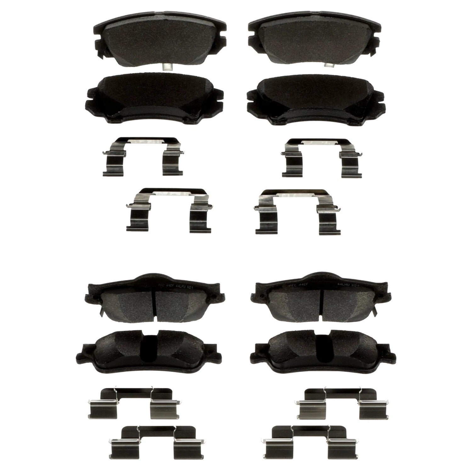 Set of 4 Bosch Quietcast Ceramic Disc Brake Pads for Caprice (2011–2017)