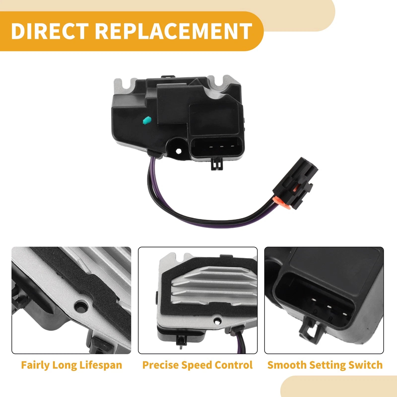 HVAC Blower Motor Resistor No. 89019166 for Buick Century (1997–2005)