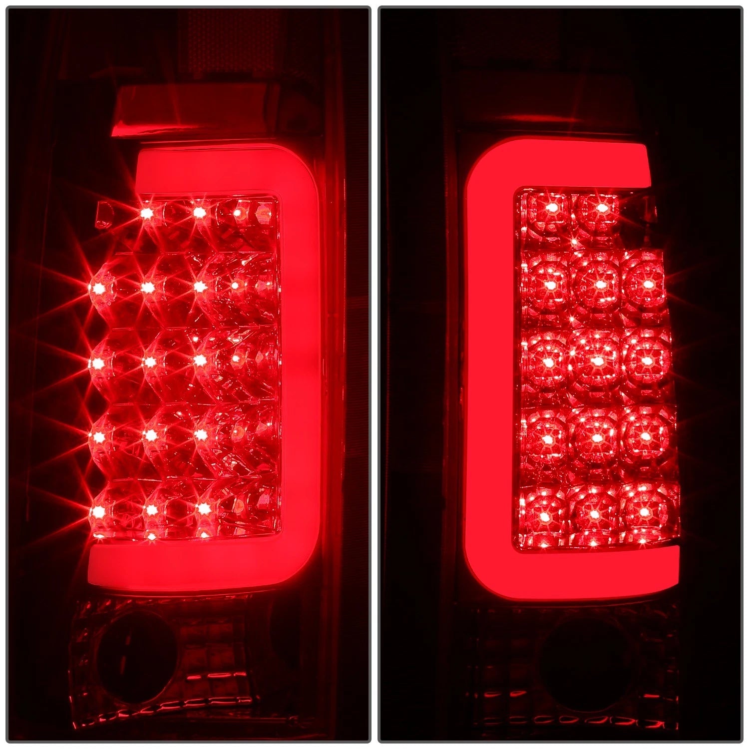 3D LED C-Bar Tail Brake Light Lamp for Chevy C/K Pickup Suburban (1988–2000)