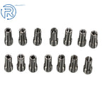 Set of 14 Precision Double Angle CNC Chuck Collets for DA300