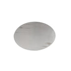 Custom Oval Aluminum License Plate for Motor Silver (No Year Specified)