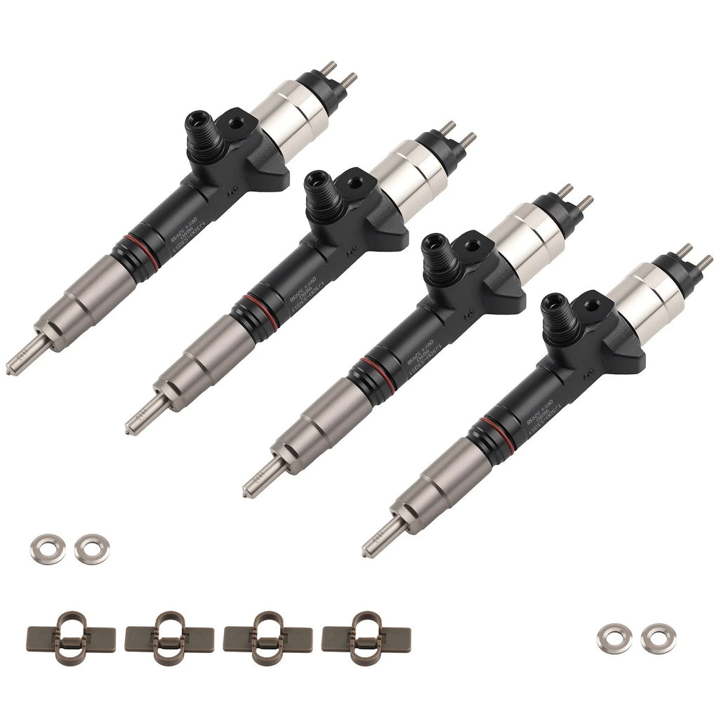 Set of 4 Diesel Fuel Injectors for Kubota M4N-071HD12 M4N-071HDC12 1J500-53052