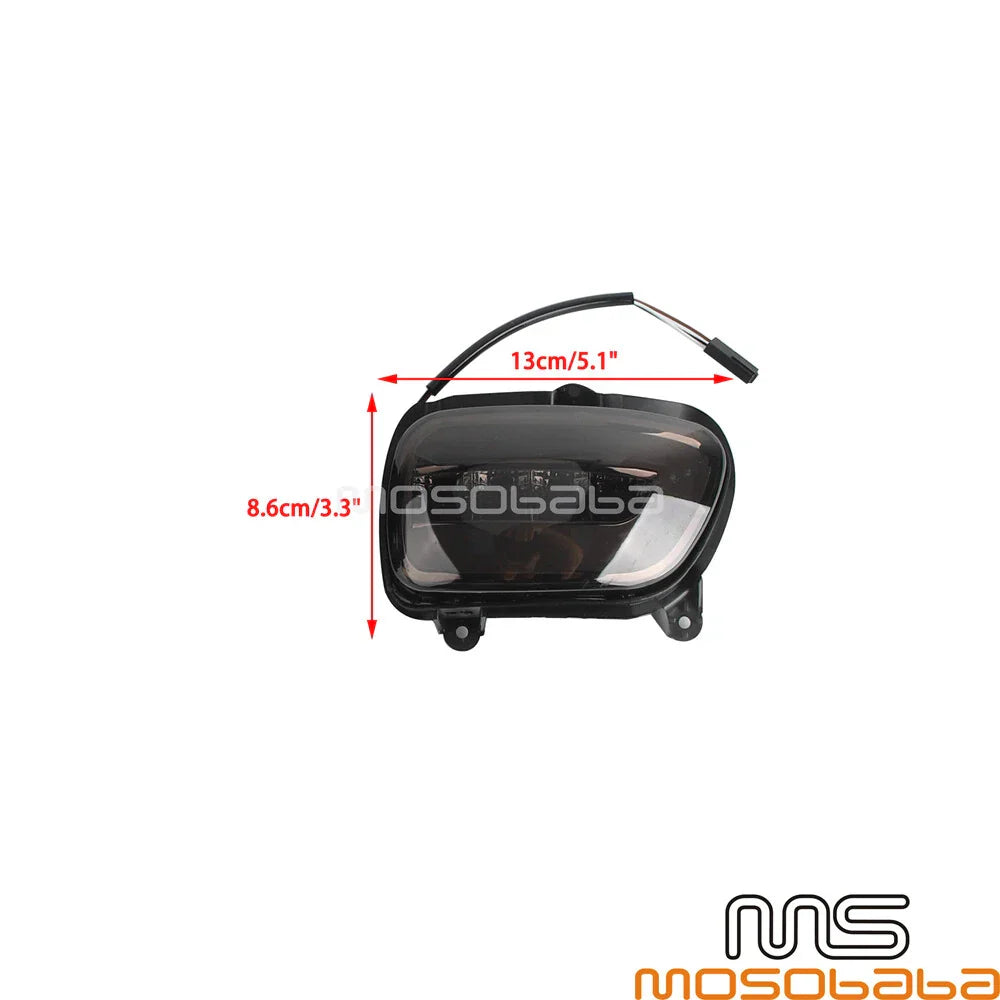 LED Turn Signal Side Rearview Mirrors for Honda Goldwing GL1800 (2001-2017)
