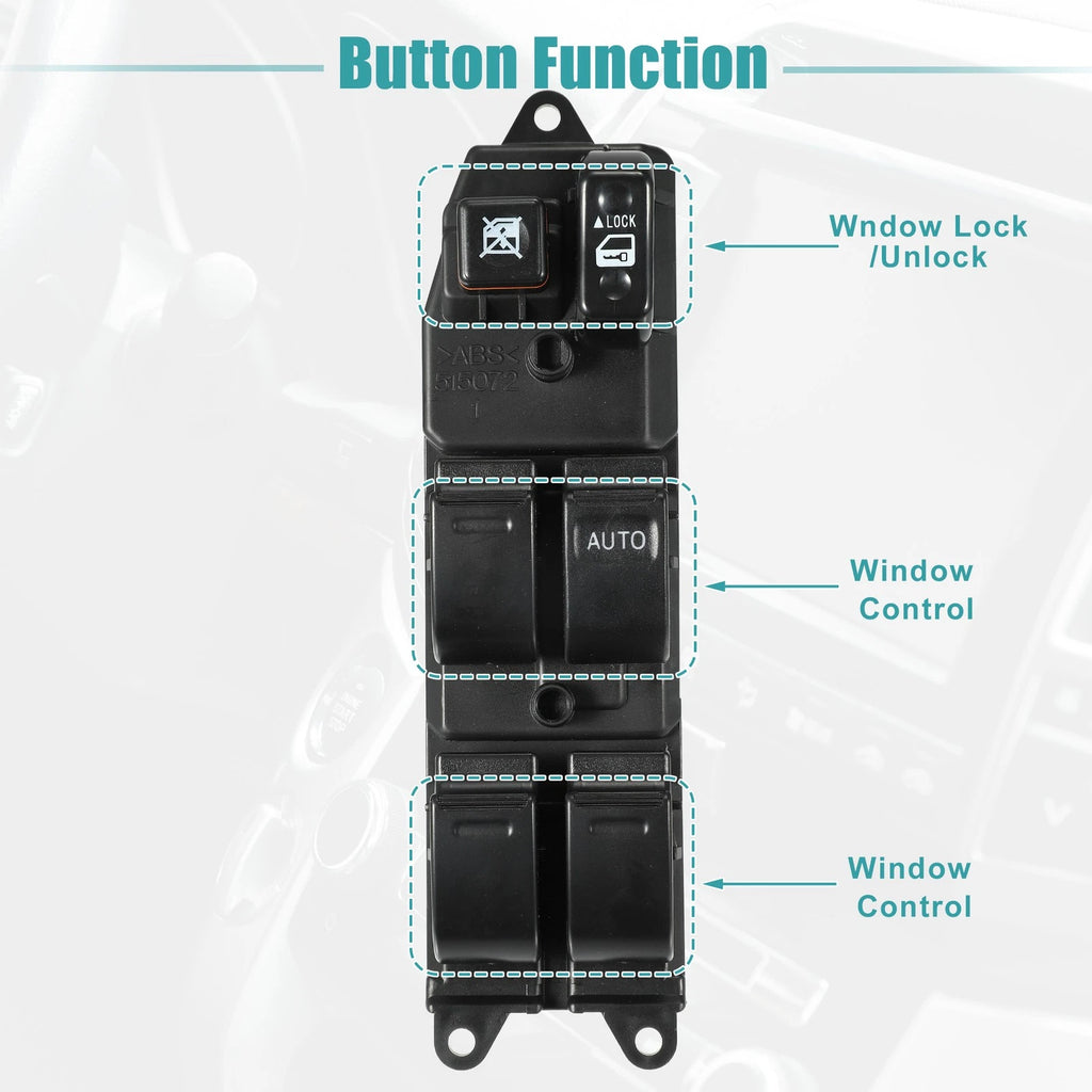 Power Window Switch for Toyota Corolla (1997–2001) 84820-12350