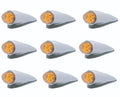 Cab Lights LED Amber Clear Lens Set of 9 for Ford F-150 (2009–2014)