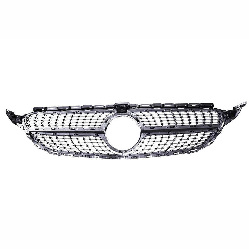 Front Bumper Grille with Camera for Mercedes Benz C-Class (2015-2021)