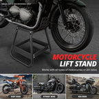 16 in Lift Height Motorcycle Panel Stand for Dirt Bike (1000 lbs Load)