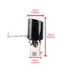LED Luminous Muffler Tip Tail Pipe for Universal Cars (Carbon Fiber)