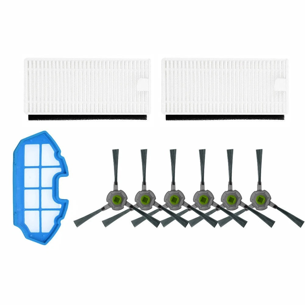 Set of 2 Replacement Filters for Moosoo MT501 MT710 MT720 Robot Vacuum