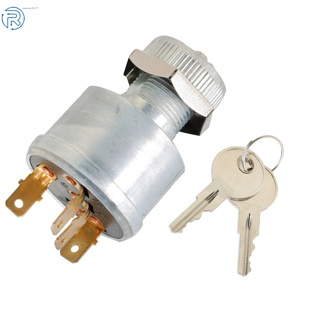 Ignition Switch and Key for EZGO Golf Cart (1981–Present) 33639-G01